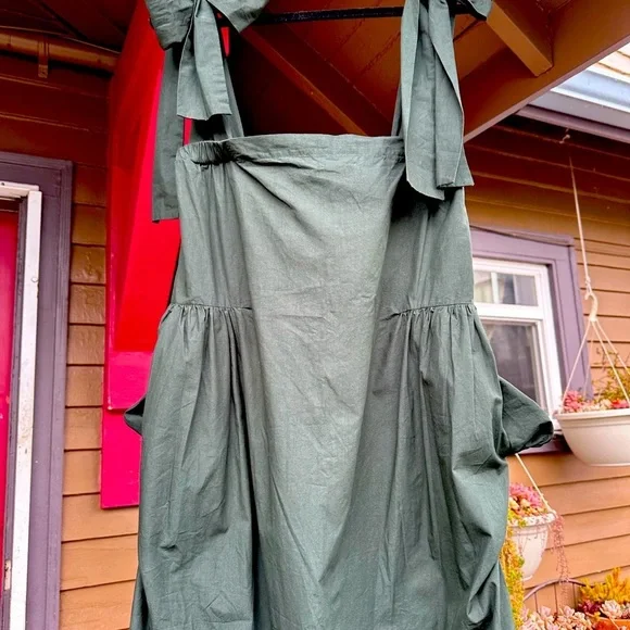 🇿🇦 L, AK JP brand dress from a swanky boutique in Cape Town. Forest Green NWOT - Picture 7 of 16